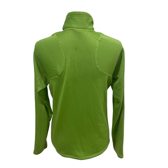 Patagonia Women’s 1/2 Zip Lime Green Size Medium Logo Flaws Polartec - Picture 6 of 16